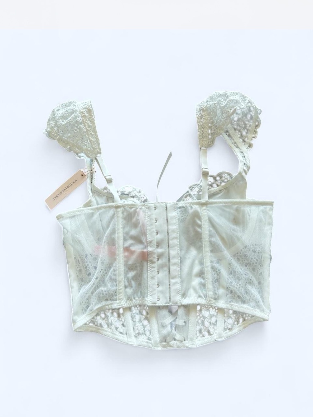 Victoria’s Secret Lace Corset Bralette in Ivory - Picture 3 of 3